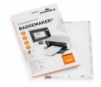 Indstiksark badgemaker&reg; 30x60mm Mikroperforerede indstiksark til navneskilte i format 30x60mm.
