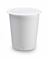 Papirkurv basic 13l Rund papirkurv med greb kant. 1 stk