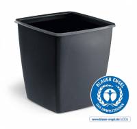 Papirkurv optimo 18l firkantet 18 liters affaldsspand i plast. Blue Angel certificeret.