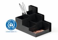 Borddispenser optmo blue angel Penne- og sm&aring;tingsholder med fem rum. Blue Angel milj&oslash;certificeret.