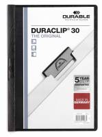 Klemmappe duraclip&reg; 30 a4 Den originale klemmappe med transparent forside, kan rumme op til 30 A4 sider.