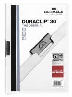 Klemmappe duraclip&reg; 30 a4 Den originale klemmappe med transparent forside, kan rumme op til 30 A4 sider.