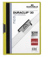 Klemmappe duraclip&reg; 30 a4 Den originale klemmappe med transparent forside, kan rumme op til 30 A4 sider.