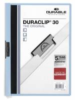 Klemmappe duraclip&reg; 30 a4 Den originale klemmappe med transparent forside, kan rumme op til 30 A4 sider.
