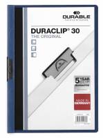 Klemmappe duraclip&reg; 30 a4 Den originale klemmappe med transparent forside, kan rumme op til 30 A4 sider.