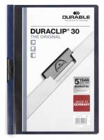 Klemmappe duraclip&reg; 30 a4 Den originale klemmappe med transparent forside, kan rumme op til 30 A4 sider.