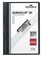 Klemmappe duraclip&reg; 30 a4 Den originale klemmappe med transparent forside, kan rumme op til 30 A4 sider.