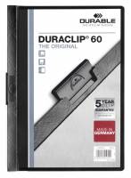 Duraclip&reg; 60 Den originale klemmappe med transparent forside, kan rumme op til 60 A4 sider.