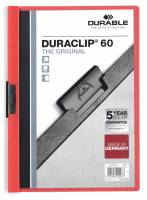 Duraclip&reg; 60 Den originale klemmappe med transparent forside, kan rumme op til 60 A4 sider.