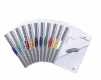 Klemmappe swingclip® 30 a4 transparent Klemmappe i transparent plast med farvet plastclip, for op til 30 A4 ark.