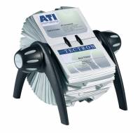 Visifix&reg;flip vegas Rullekartotek til visitkort med 200 lommer med plads til 400 visitkort.