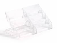 Visitkortholder 4 rum Visitkortholder med plads  til 240 kort.