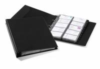 Visifix&reg;a4 economy Visitkortmappe A4 med ringmekanisme med plads til 400 visitkort.