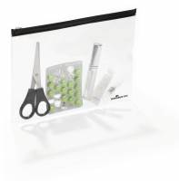 Zip bag a5 Lynl&aring;spose A5 af kraftig plast.