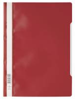 Tilbudsmappe clear view folder a4 pp pakke med 25 stk. Standard kvalitetsmappe med gennemsigtig forside,