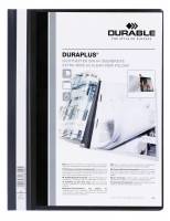 Duraplus® Tilbudsmappe A4 med farvet ryg, bagside og klar dobbelt forside.