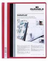 Duraplus&reg; Tilbudsmappe A4 med farvet ryg, bagside og klar dobbelt forside.