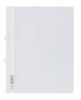Tilbudsmappe med arkiveringsstrips a4+ Stiv PVC-mappe med klar forside og udtagelig arkiveringsstrimmel (hulning 80 mm) til arkivering i store h&aelig;ftemapper og ringbind. Med etiketholder i fuld l&aelig;ngde og kanal til oph&aelig;ngningsskinne.