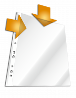 Plastlomme til ringbind spezial a4 pp pose med 10 Universalhullet plastlomme af PP med forstærkede huller.