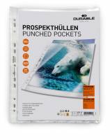 Plastlomme til ringbind premium a4 glasklar pp pose med 100 Glasklar plastlomme med universalhul i premium kvalitet. Med forst&aelig;rkede huller.