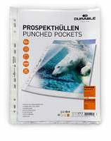 Plastlomme til ringbind premium a4 glasklar pp pose med 10 Glasklar plastlomme med universalhul i premium kvalitet. Med forst&aelig;rkede huller.