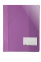 Clear view folder Stærk tilbudsmappe til A4+ format. Med etiketlomme og indvendig lomme