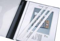 D&aelig;kskinne til arkiveringsmekanisme a4 D&aelig;kskinne til arkiveringsmekanisme i mapper med 8 cm fastg&oslash;relse for at forbedre udseendet og forhindre skader p&aring; arkiveringstapperne. Passer til alle DURABLE-mapper.