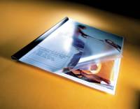 Indbindningsomslag a4 Plastomslag i pp,  med tre åbne sider til brug med klemryg. 10 stk.