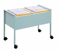 Economy h&aelig;ngemappevogn 100 duo Vogn af st&aring;l til ca 100 stk A4-h&aelig;ngemapper.