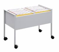 Economy h&aelig;ngemappevogn 100 duo Vogn af st&aring;l til ca 100 stk A4-h&aelig;ngemapper.