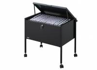 Economy hængemappevogn 80 a4 Aflåselig vogn af stål til ca 80 stk A4-hængemapper.