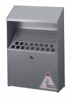 Askebæger væg metal 4l Askebæger til vægmontering. Kapacitet 4 liter.