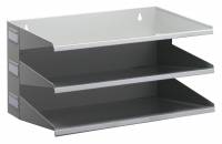 3 delt sorteringsfag Praktisk sorteringsfag med 3 sektioner til A4 / folioformat. Hj&aelig;lper dig med at sortere og gemme dine dokumenter. Velegnet til v&aelig;gmontering.