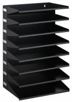 8 delt sorteringsfag Praktisk sorteringsfag med 3 sektioner til A4 / folioformat. Hjælper dig med at sortere og gemme dine dokumenter. Velegnet til vægmontering.