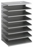 8 delt sorteringsfag Praktisk sorteringsfag med 3 sektioner til A4 / folioformat. Hjælper dig med at sortere og gemme dine dokumenter. Velegnet til vægmontering.