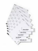 Info sign indstik 149x52,5mm Extra indstik p&aring; A4-ark til skilte INFO SIGN 4800 og  CLICK SIGN 4860. 10 ark/50 skilte