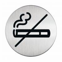 Skilt rygning forbudt Pictogram af rustfrit st&aring;l