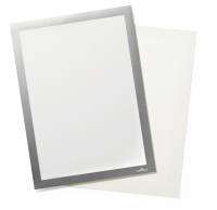 Inforamme duraframe&reg; grip a4 Informationsramme til fastg&oslash;relse til stof overflader, s&aring;som sk&aelig;rmv&aelig;gge og akustiklattor med tekstil overflade. Til oplysninger i A4-format. 1 stk/pose