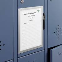 Inforamme duraframe magnetic note a4 Magnetisk inforamme til at skrive direkte p&aring; A4 dokumentet inderfor rammen, 1 stk. pk.
