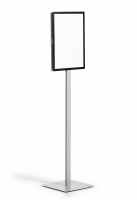 Gulvskilt info stand basic a3 Robust gulvstander med skilt, der kan bruges i stående eller liggende format, samt mulighed for at have skilteinformation på både for- og bagsiden. Det er nemt at udskifte dokumentet i A3-inforammen