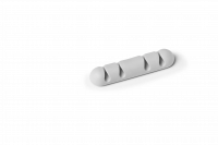 Cavoline® clip 4 Selvklæbende holder til 4 telefon- eller USB-kabler, 2 stk. pr. pk.