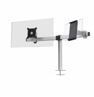 Durable 508823 sk&aelig;rmbeslag og -stativer 86,4 cm (34) Skrivebord S&oslash;lv