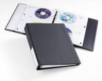 Ringbind cd/dvd index 40 Ringbind til sikker opbevaring af 20 cd'er. 5 polypropylenlommer, hver med plads til 4 cd'er. Lomme til inds&aelig;ttelse af booklet eller label ved siden af cd'en.
