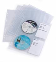 Cd/dvd cover light m arkiverbar med etiketlomme 10 lommer til 4 cd'er/dvd'er. Med plads til individuelle indeksark eller h&aelig;fter. Universal stansning.