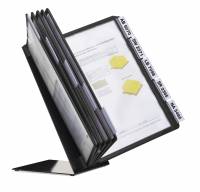 Vario&reg; table 10 Komplet registersystem med bordstativ af metal og 10 A4-lommer i polypropylen.