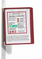 Registersystem vario&reg; magnet wall 5 Komplet registersystem med magnetisk v&aelig;gstativ og 5 stk A4-lommer i polypropylen.