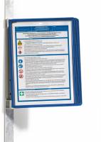 Registersystem vario&reg; magnet wall 5 Komplet registersystem med magnetisk v&aelig;gstativ og 5 stk A4-lommer i polypropylen.