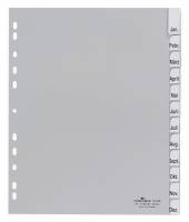 Faneblad 12-delt Faneblade i kraftig pp-plast med dobbelte faner, hvor fanepapiret kan udskiftes.