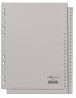Register 1-52 Universalhullet polypropylen register med trykte faner 1-52.