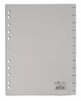 Register dez-jan Universalhullet polypropylen register med trykte faner 1-5.